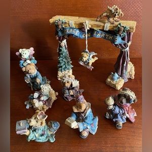 15 Piece Boyd’s Bears Nativity Scene